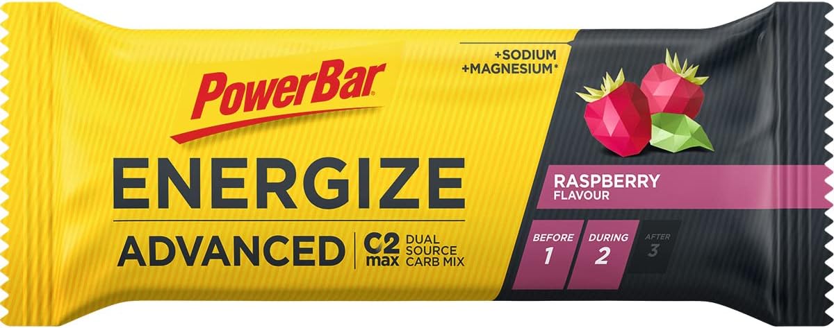 Detalle 2 de Powerbar Energize Advanced Raspberry 🍓 Barra Energética 15x55g