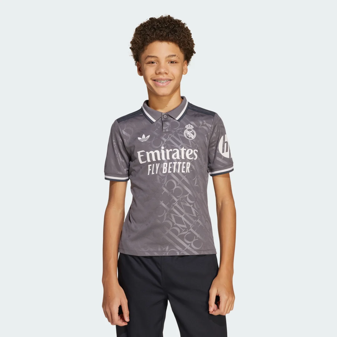 Detalle de Camisa Tercera Real Madrid 24/25 para Adolescentes