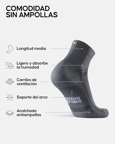 Thumbnail 1 de DANISH ENDURANCE Calcetines Running Unisex 3 Pack