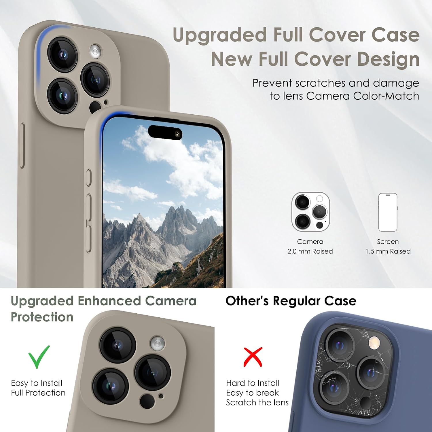 Detalle de CALOOP Slim-Fit iPhone 15 Pro Max case 6.7 inch
