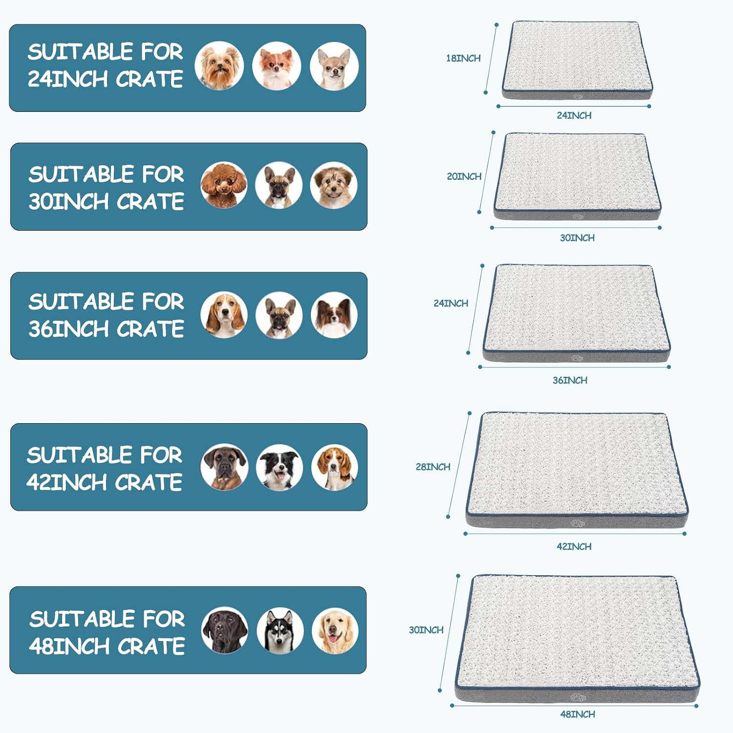 Detalle 2 de EMPSIGN Cuscino Reversibile per Cane 76x50x7,5cm