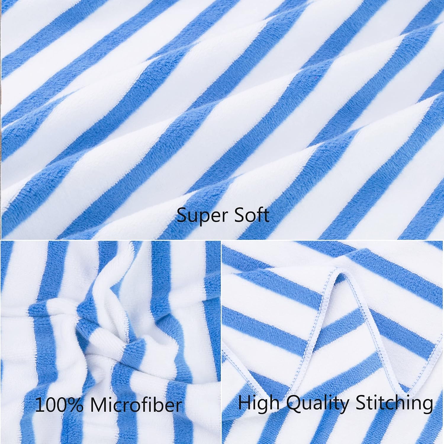 Detalle de JML Beach Towels Microfiber 4-Pack 30" x 60" 🏖