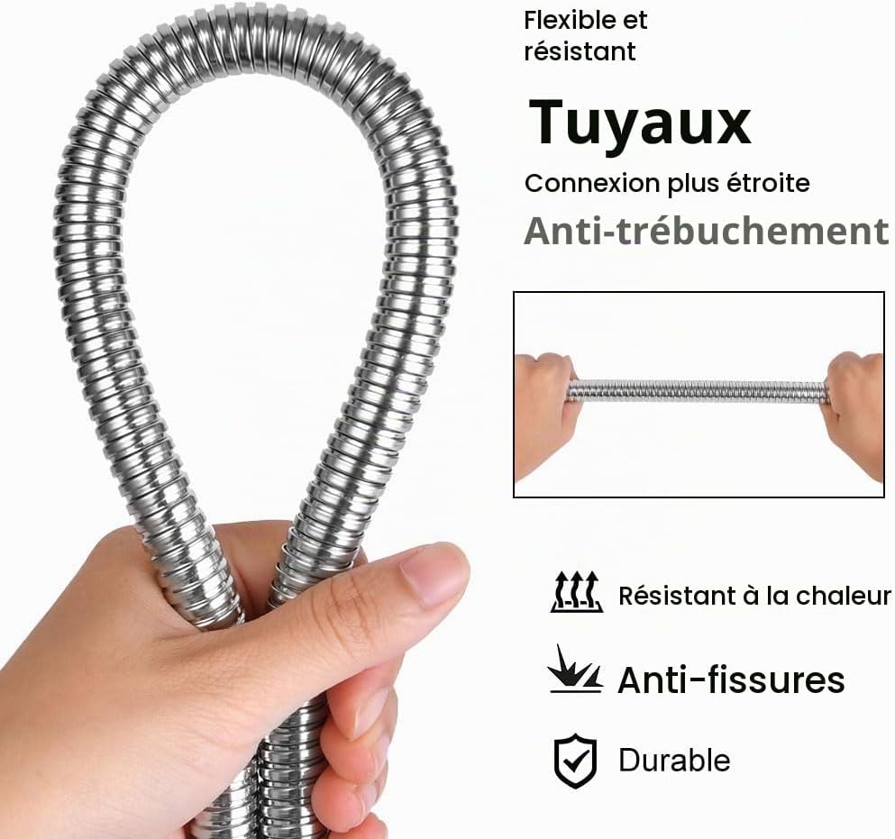Detalle de OSDUE P-BXGYS2M240911-FBA doucheslang van 2 m met G1/2-aansluiting