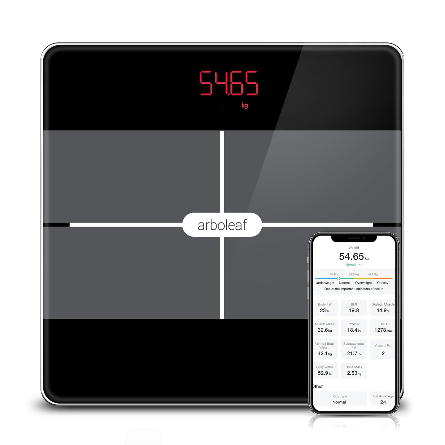 Detalle de arboleaf Weighing Scale 180kg