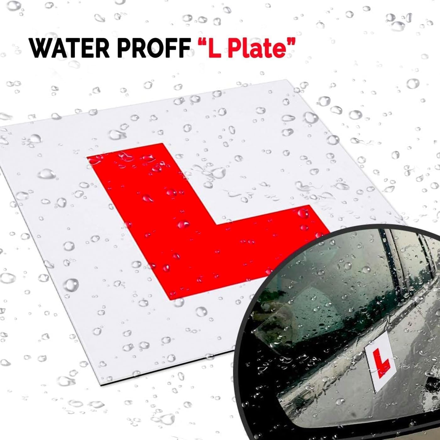 Thumbnail 3 de Stick Well Extra Strong 2 Pack L Plates Magnetic For Car