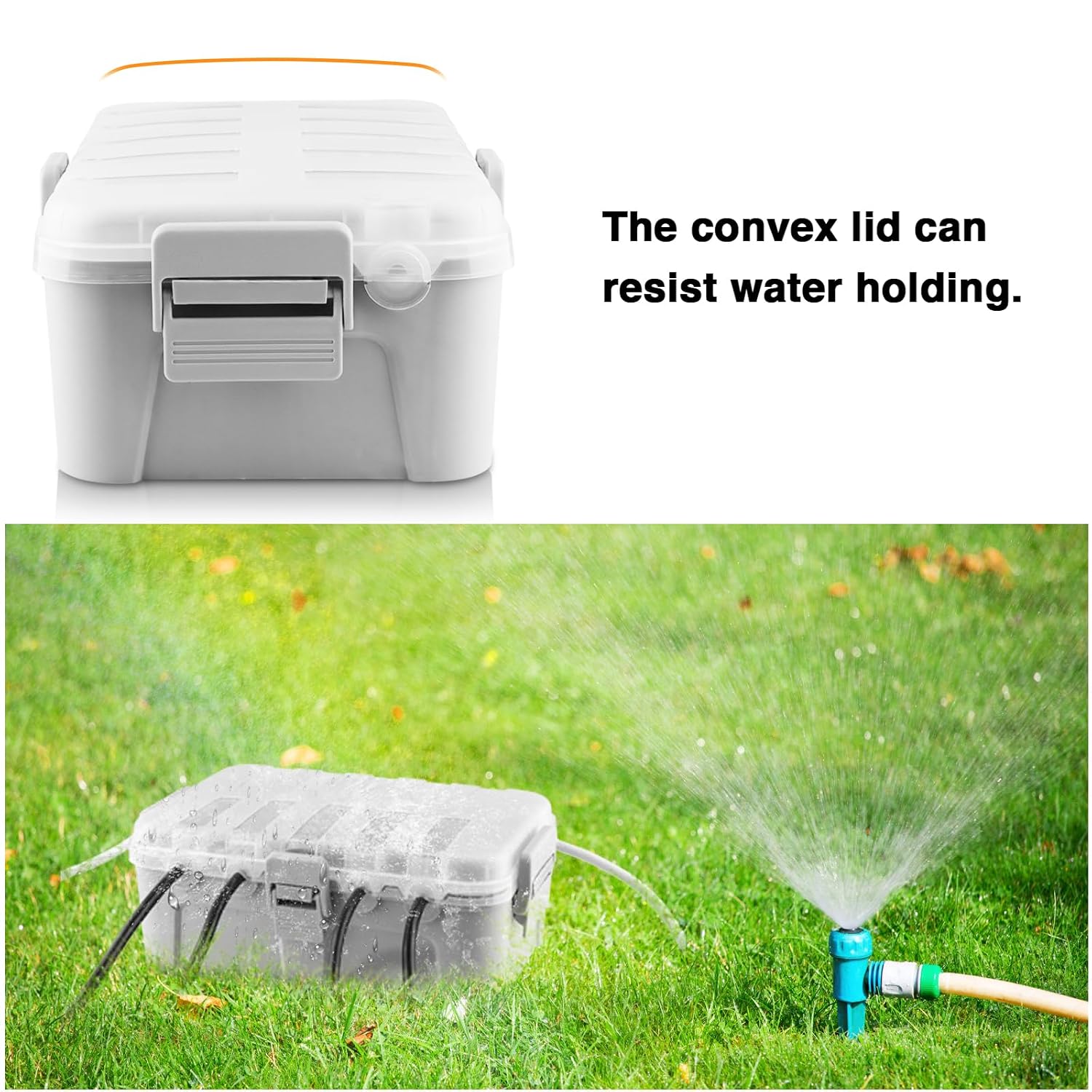 Thumbnail 5 de Flemoon 7003 Large Outdoor Electrical Box, IP54, Clear Lid, 6 Cable Ports