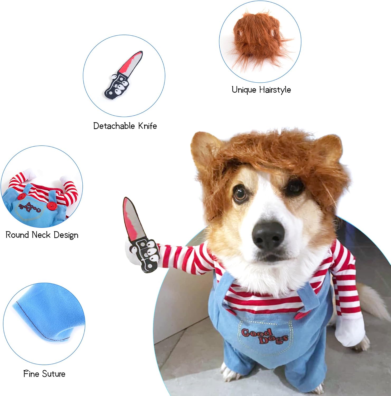 Thumbnail 3 de DELIFUR Dog Costume, Small