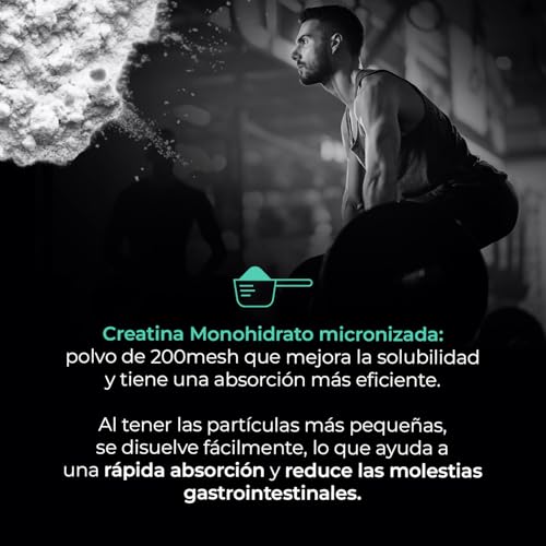 Detalle de ProNXT Creatina Monohidrato 1000g (200 Mesh) de ProNatural Pharma — Micronizada, 293 Dosis