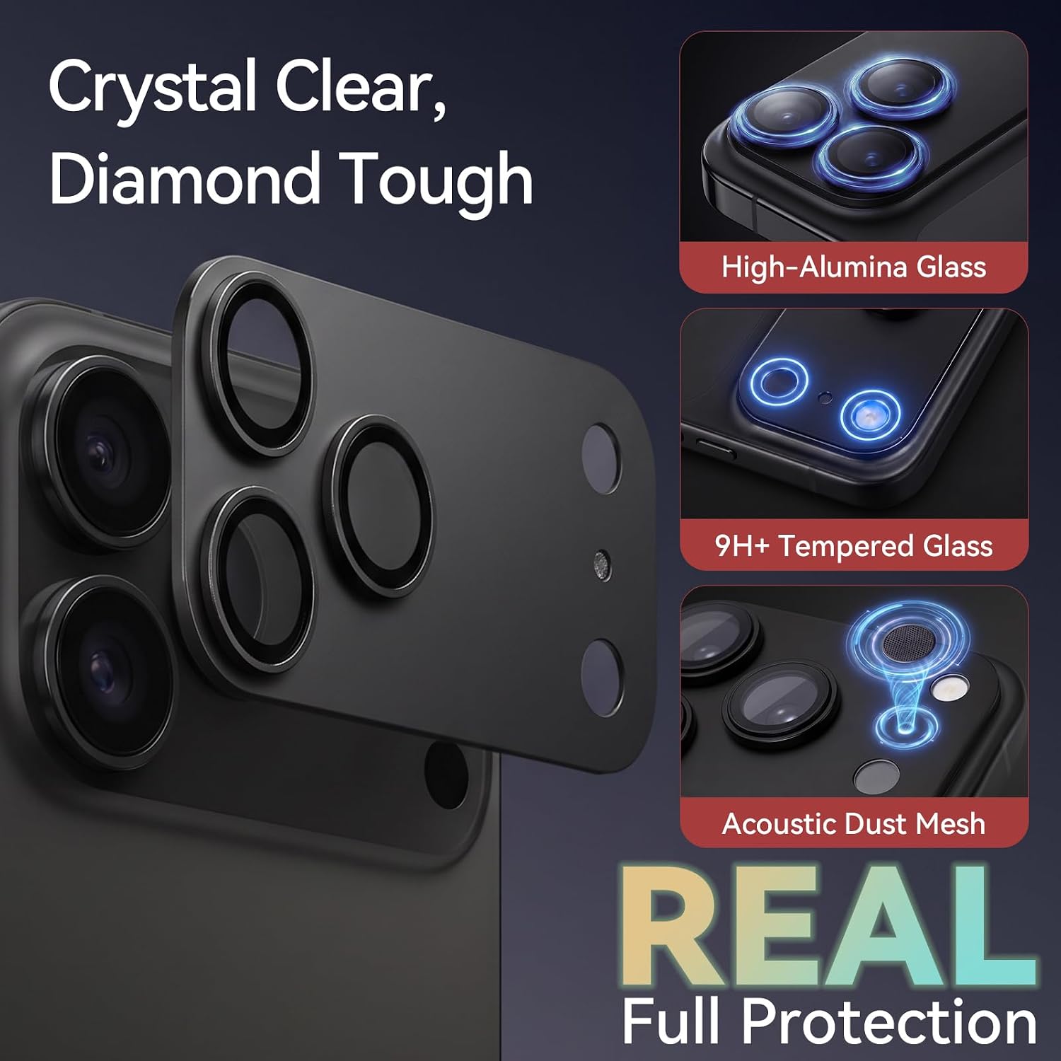 Detalle de Bouvardia Camera Lens Protector for iPhone 18 Pro Max