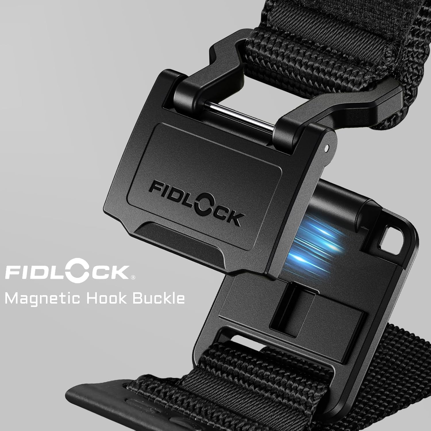 Detalle 2 de Bandletic Nylon Watch Strap with FIDLOCK Magnetic Buckle for Apple Watch Ultra 2/Ultra 49mm