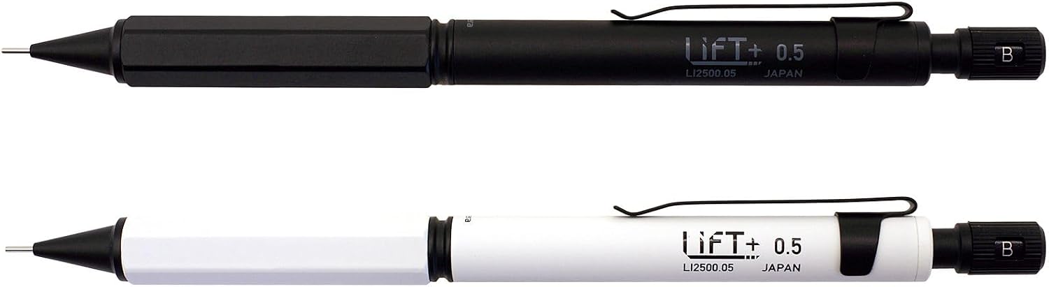 Detalle 1 de LIFT+ LI2500.05-BK シャープペンシル 0.5mm ブラック、真鍮製前軸・4mmガイドパイプ