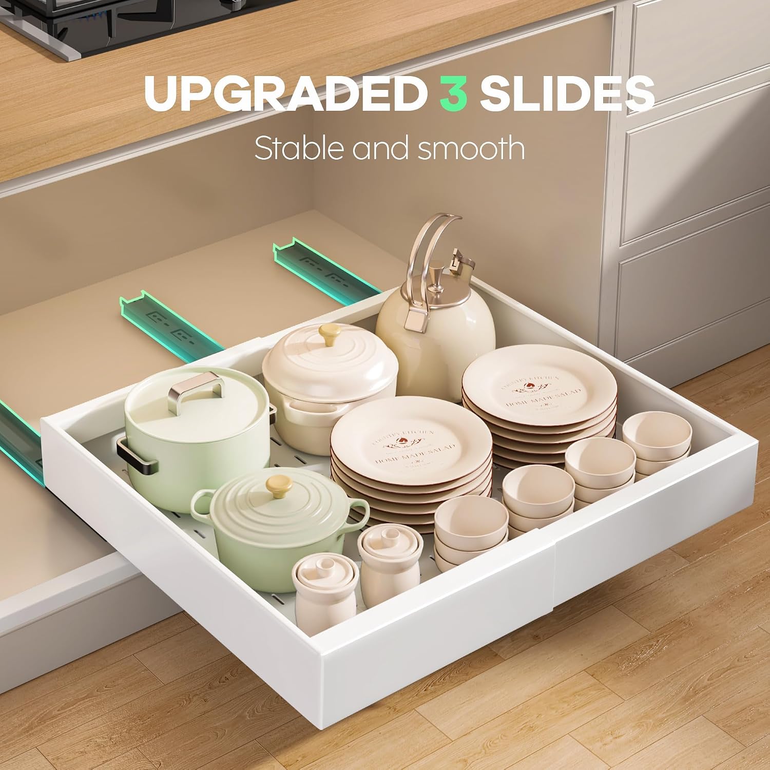 Thumbnail 4 de Seinloes Pull Out Cabinet Organizer 21"