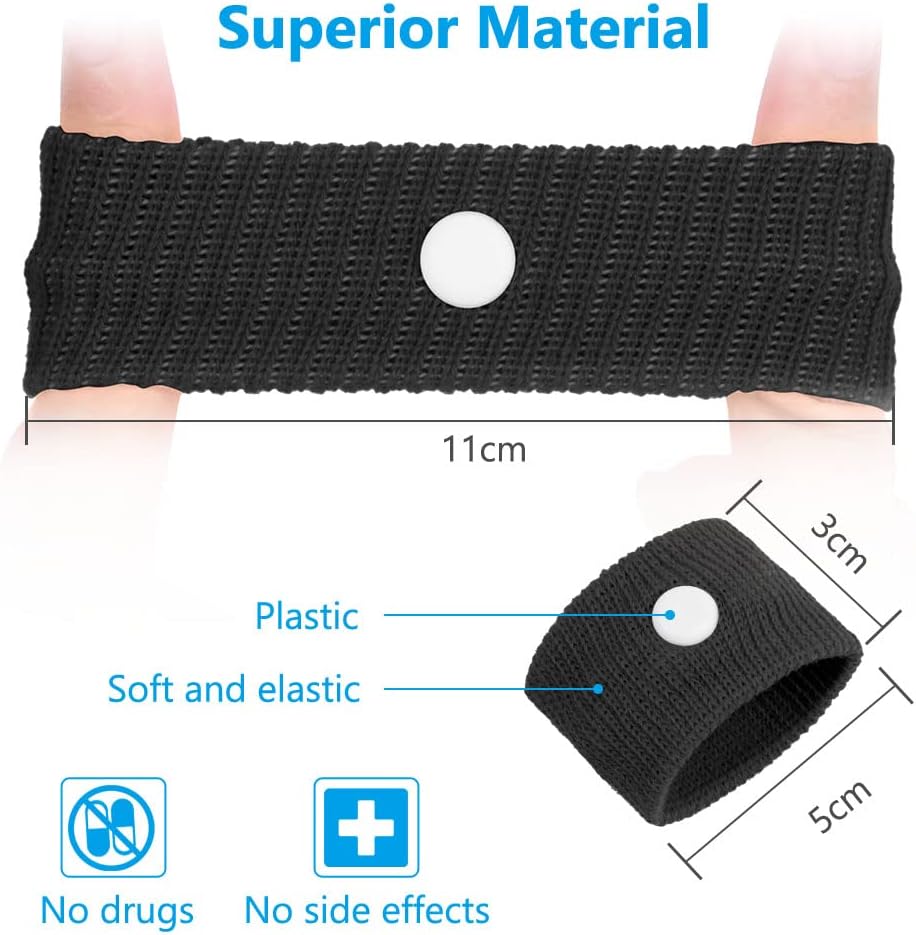 Thumbnail 1 de ACWOO Anti Nausea Digitopressione – Bracciali da viaggio 4 coppie per cinetosi