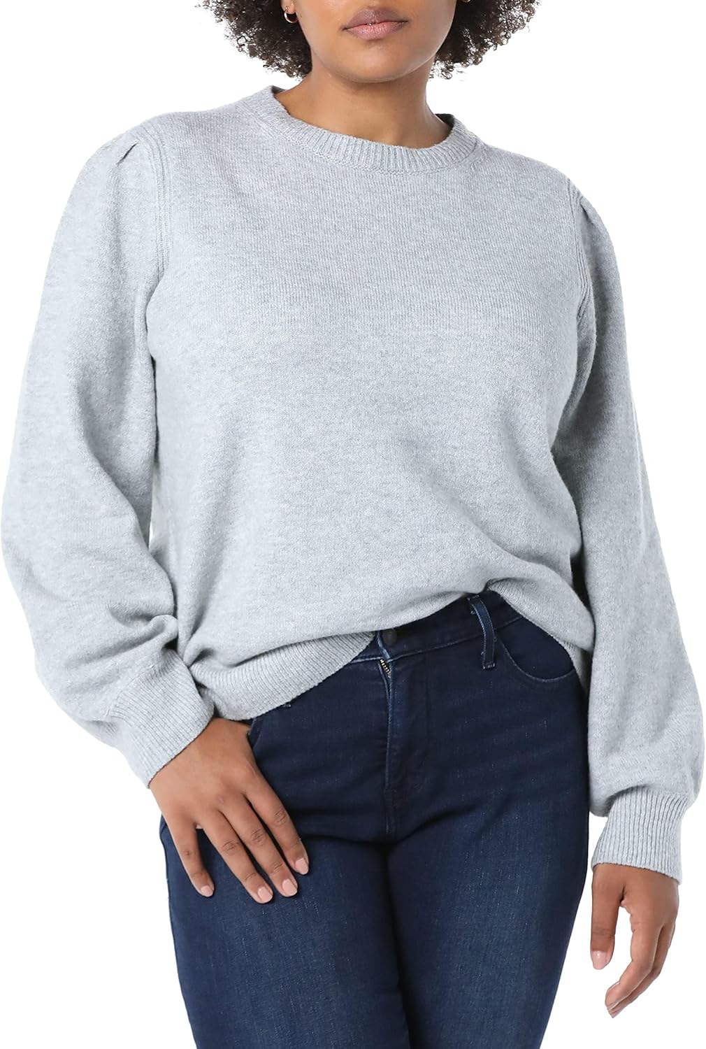 Thumbnail 6 de Amazon Essentials Damen Soft-Touch-Pullover mit plissierter Schulter und Rundhalsausschnitt