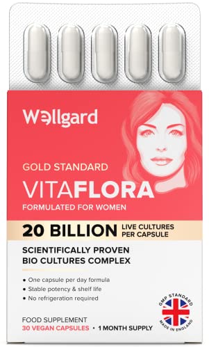 Detalle de Wellgard Vitaflora for Women – Vaginal Live Cultures (30 Capsules)