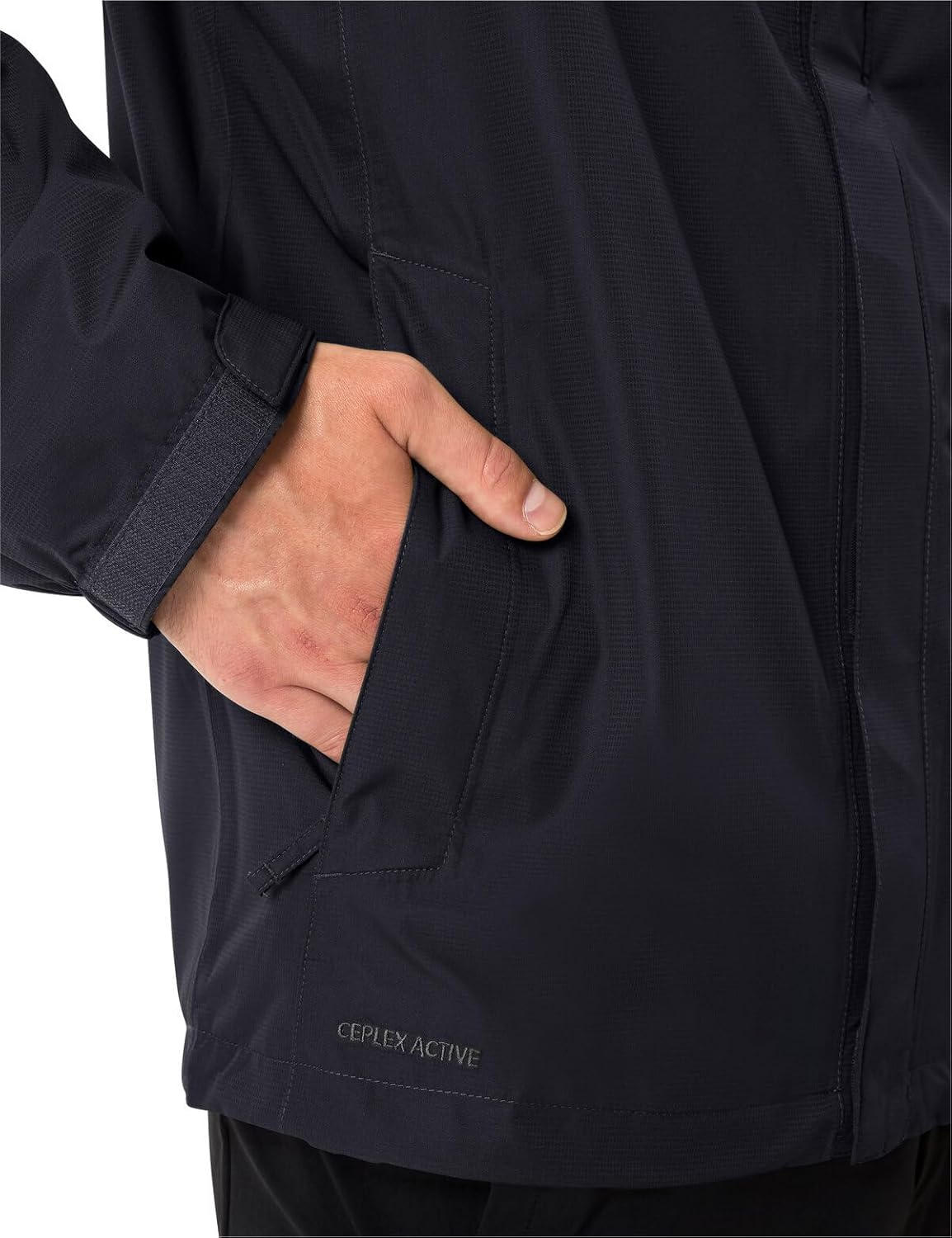 Thumbnail 5 de VAUDE Escape Light Regenjacke Herren – leichte 2-Lagen-Wasserdichtjacke mit verstaubarer Kapuze
