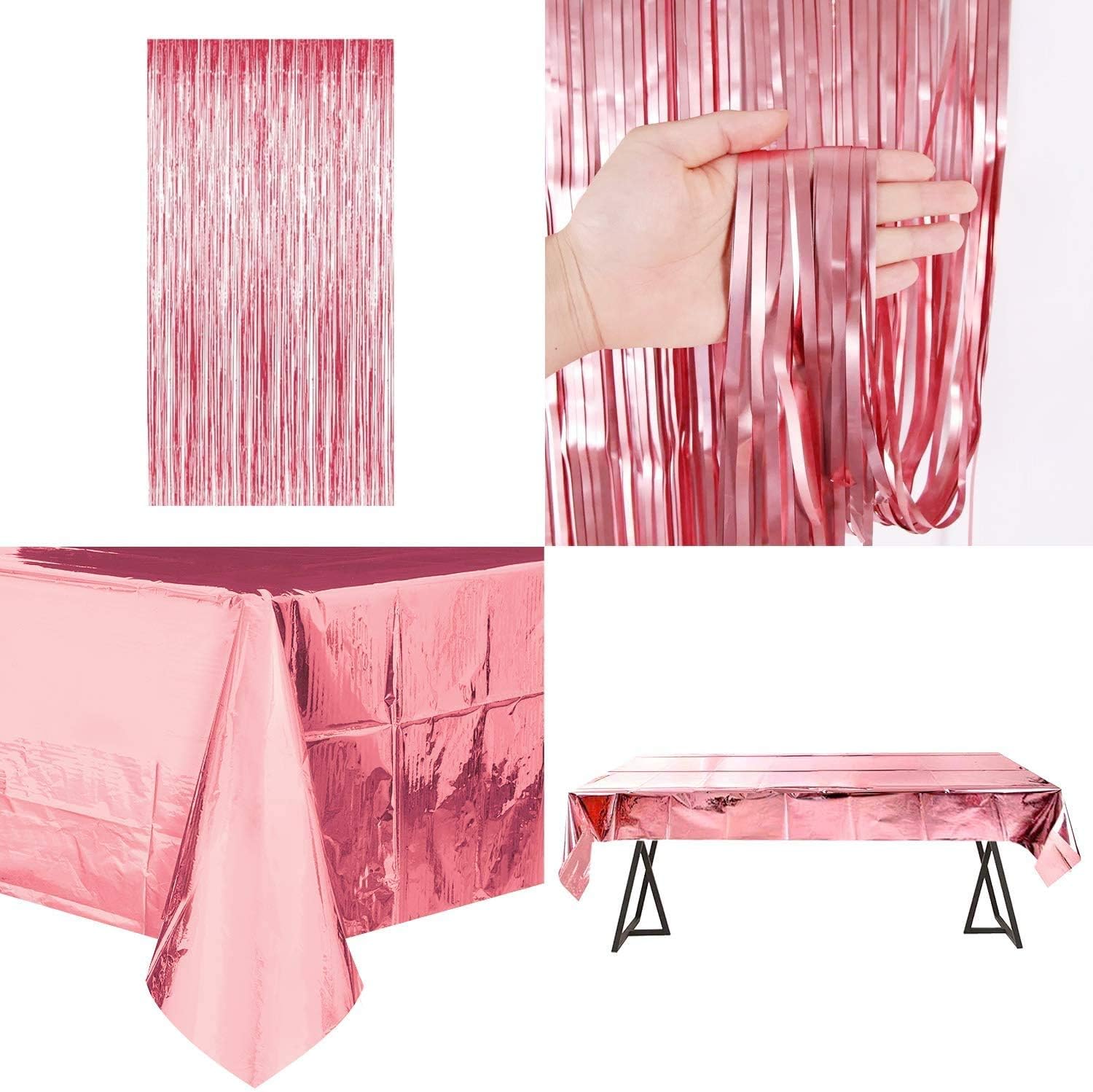 Detalle de iZoeL Pink Birthday Party Decoration Set for Girls