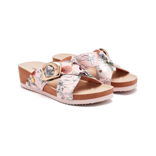 Detalle de GIOSEPPO Uxbridge sandalias cuña Flores 1 talla