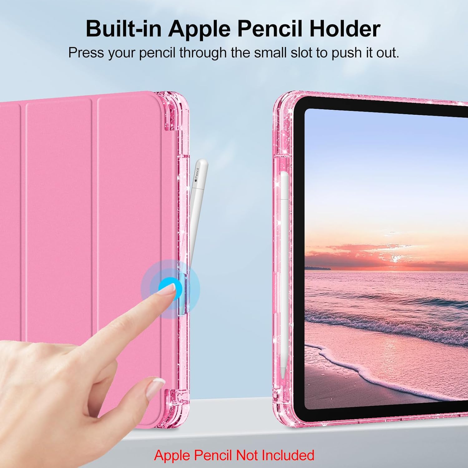 Thumbnail 5 de FINTIE Glitter Case for iPad 11 Inch with Pencil Holder
