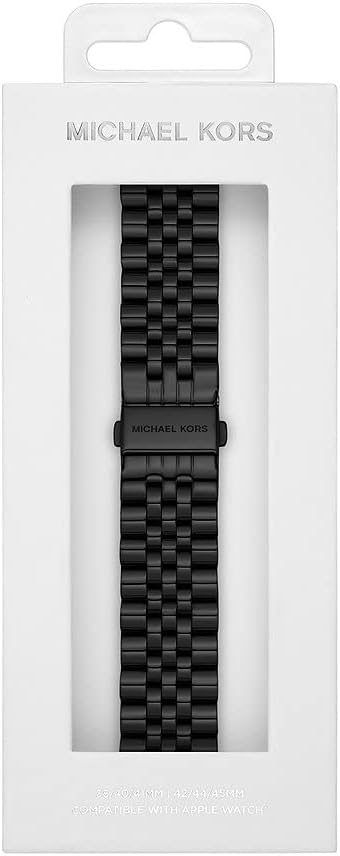 Thumbnail 1 de Michael Kors men’s stainless steel strap (black) for Apple Watch 42/44/45/46/49mm