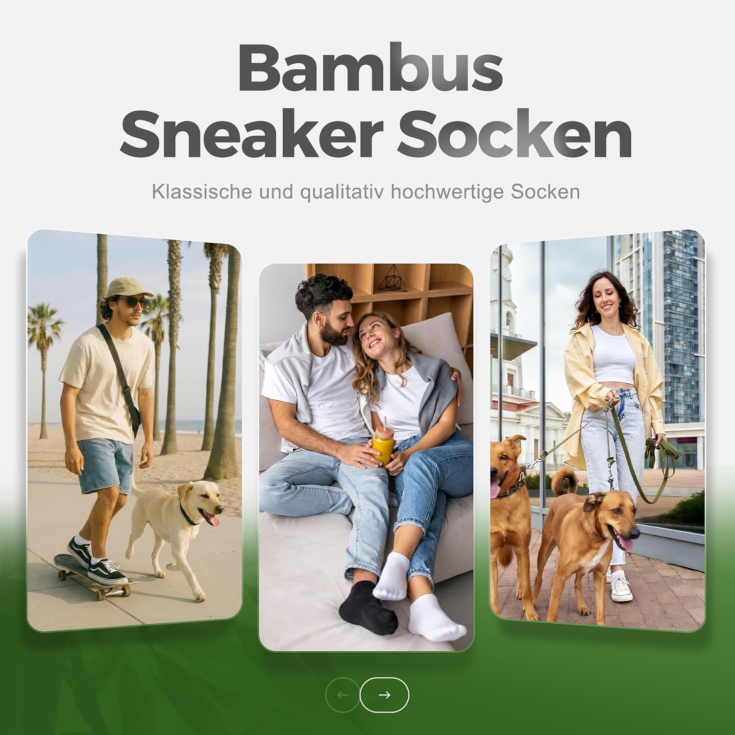 Thumbnail 5 de FALARY Bambus Sneaker Socken – atmungsaktive Kurze Socken mit antibakteriellem Schutz (10/20 Paar)