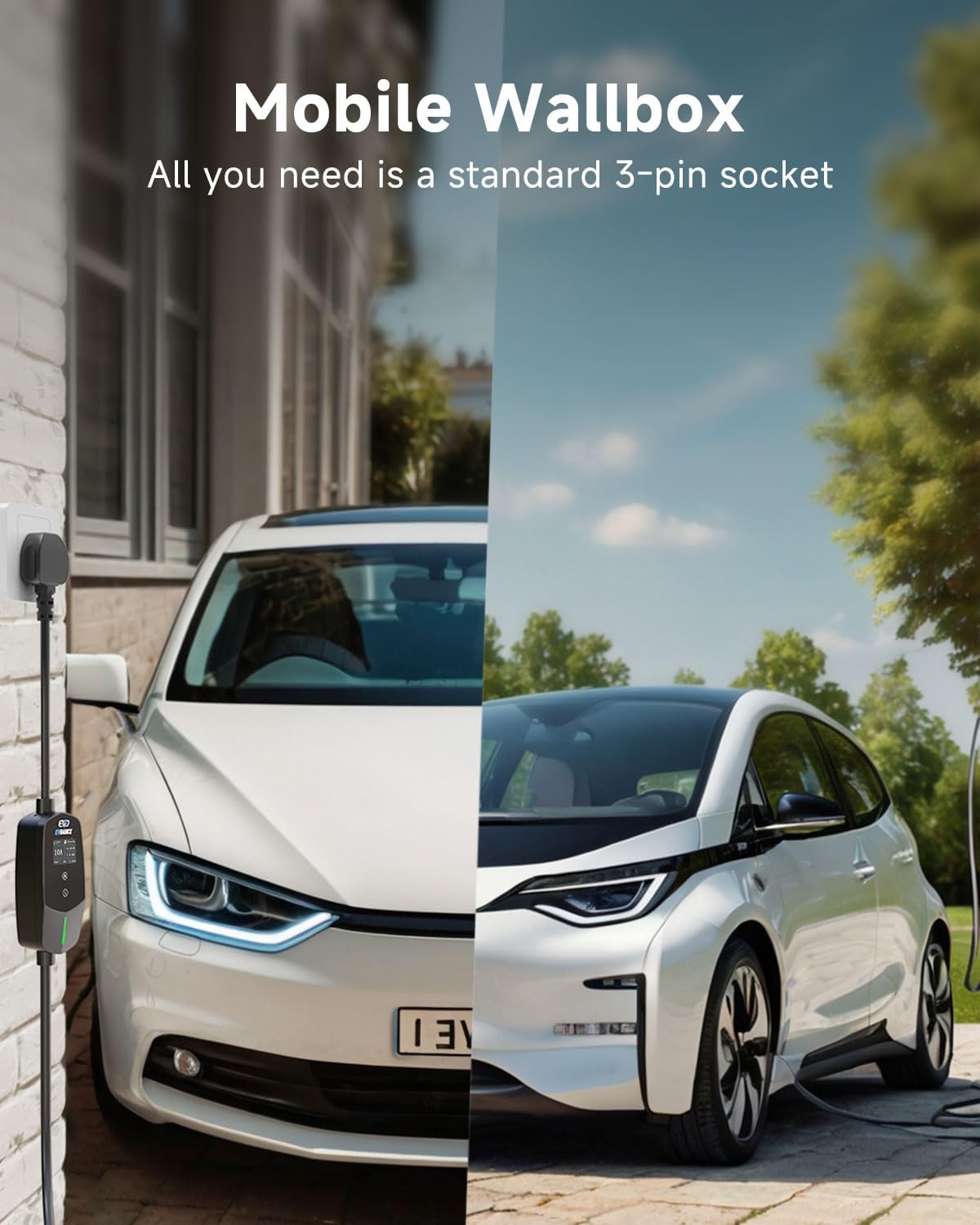 Detalle de EVDANCE EV charging cable 10m Type 2
