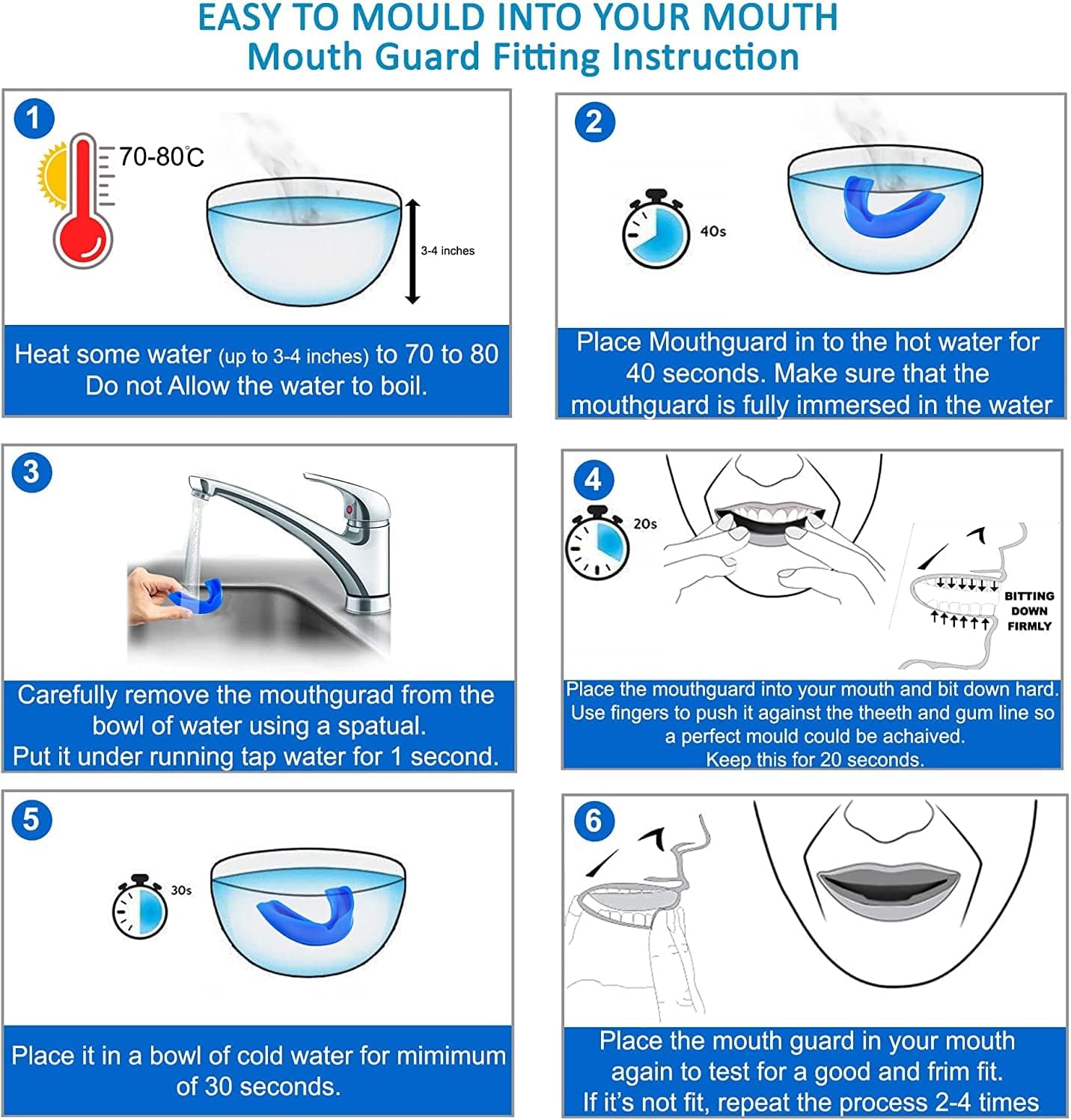 Thumbnail 5 de Mouthguard Slim Fit Junior Mouth Guard 12+