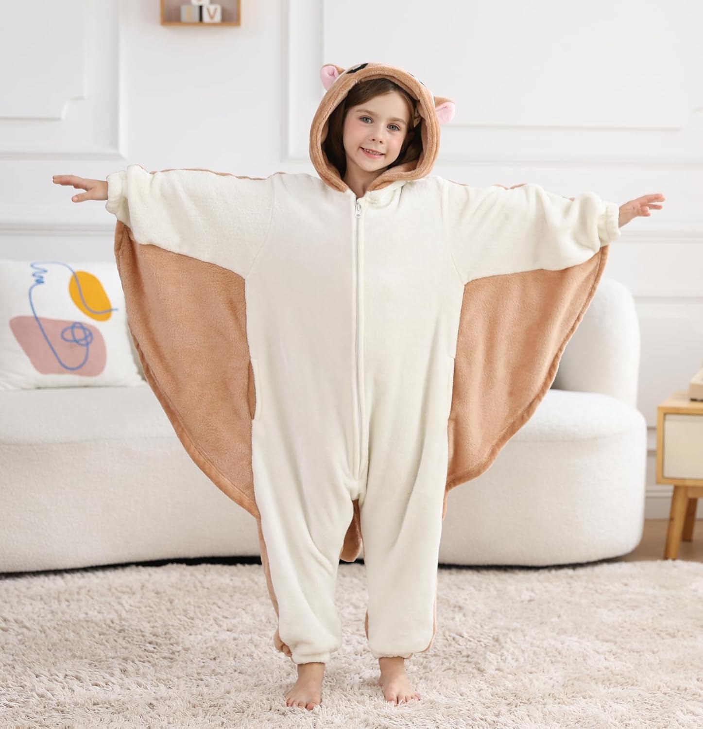 Detalle 2 de ATOZ Kids' Animal Onesie Pajamas, Fleece Halloween and Christmas Costume