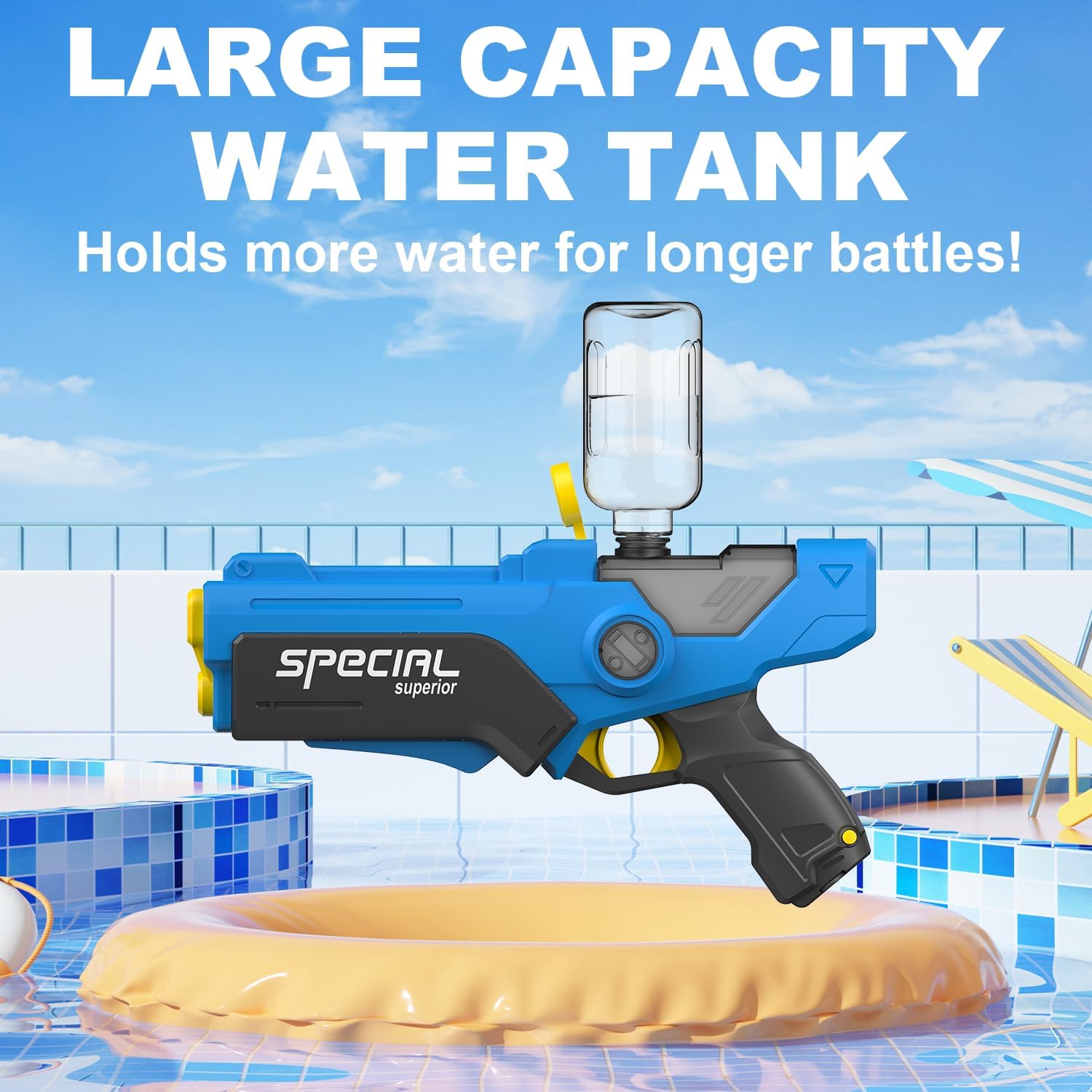 Detalle de Electric Water Gun for Kids: 2026 ACELIFE Auto Water Blaster with LED Muzzle