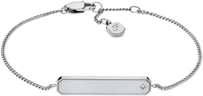 Thumbnail 5 de Fossil Bracciale a catena sottile da donna in acciaio inox con chiusura a moschettone