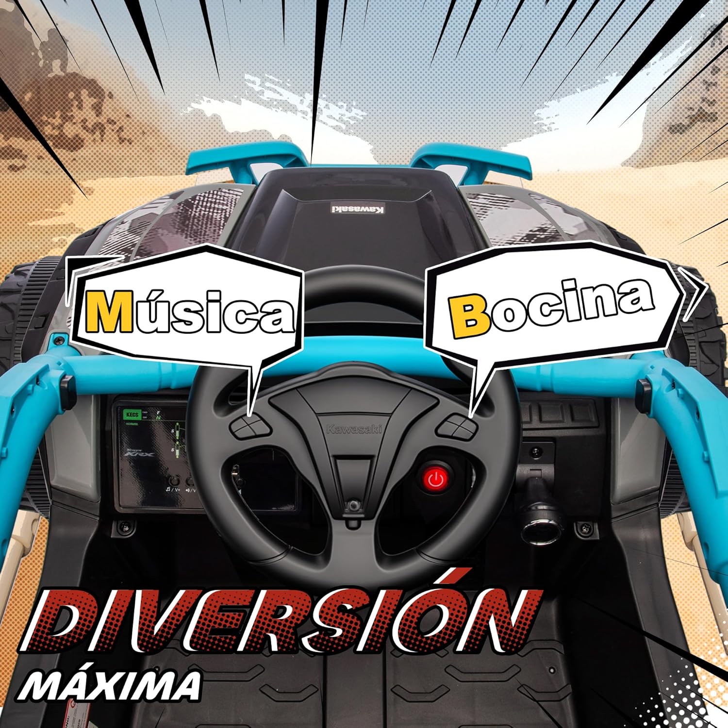 Thumbnail 4 de AIYAPLAY Kawasaki Teryx KRX 1000 12V