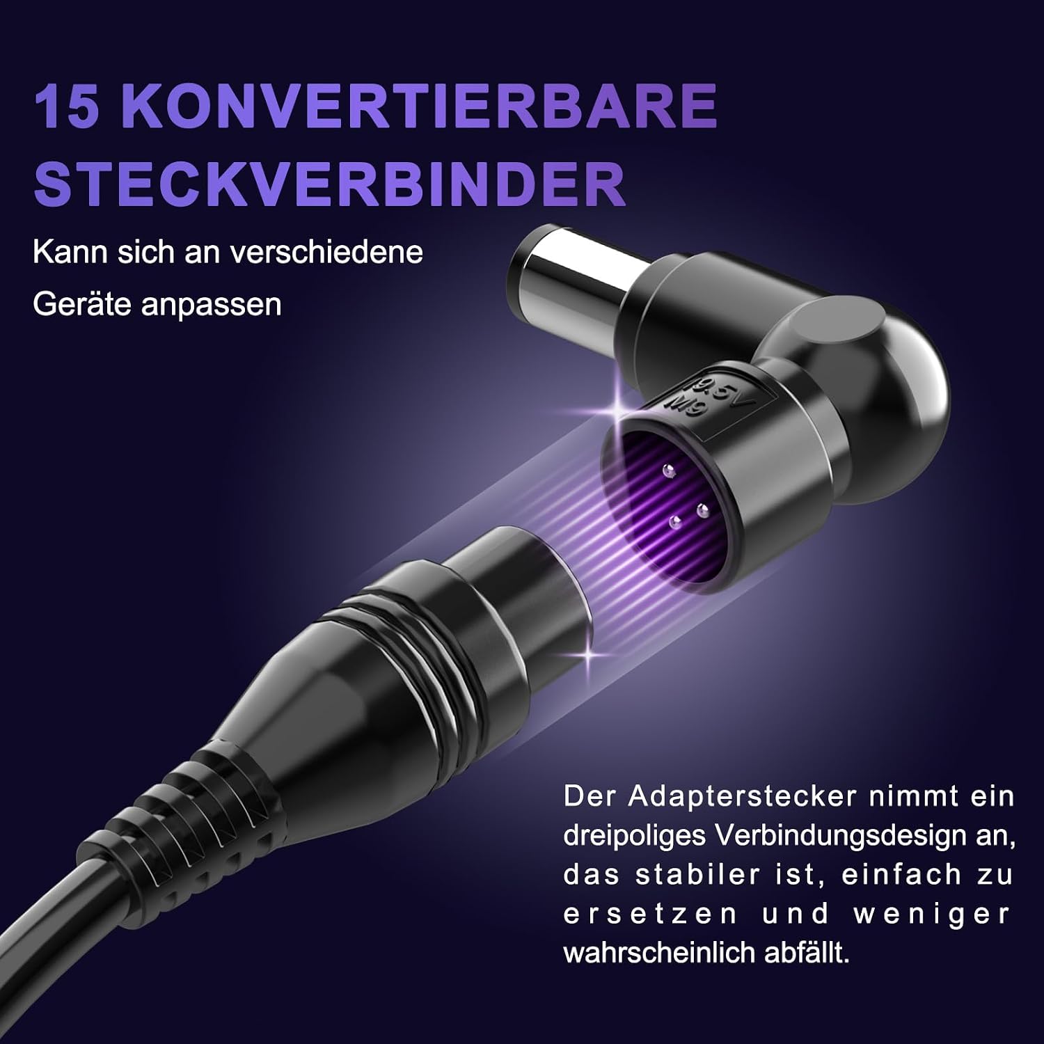 Thumbnail 1 de 90W universelles Netzteil Ladegerät für Laptop – 18–20V, 15 Stecker, 4,74A Max
