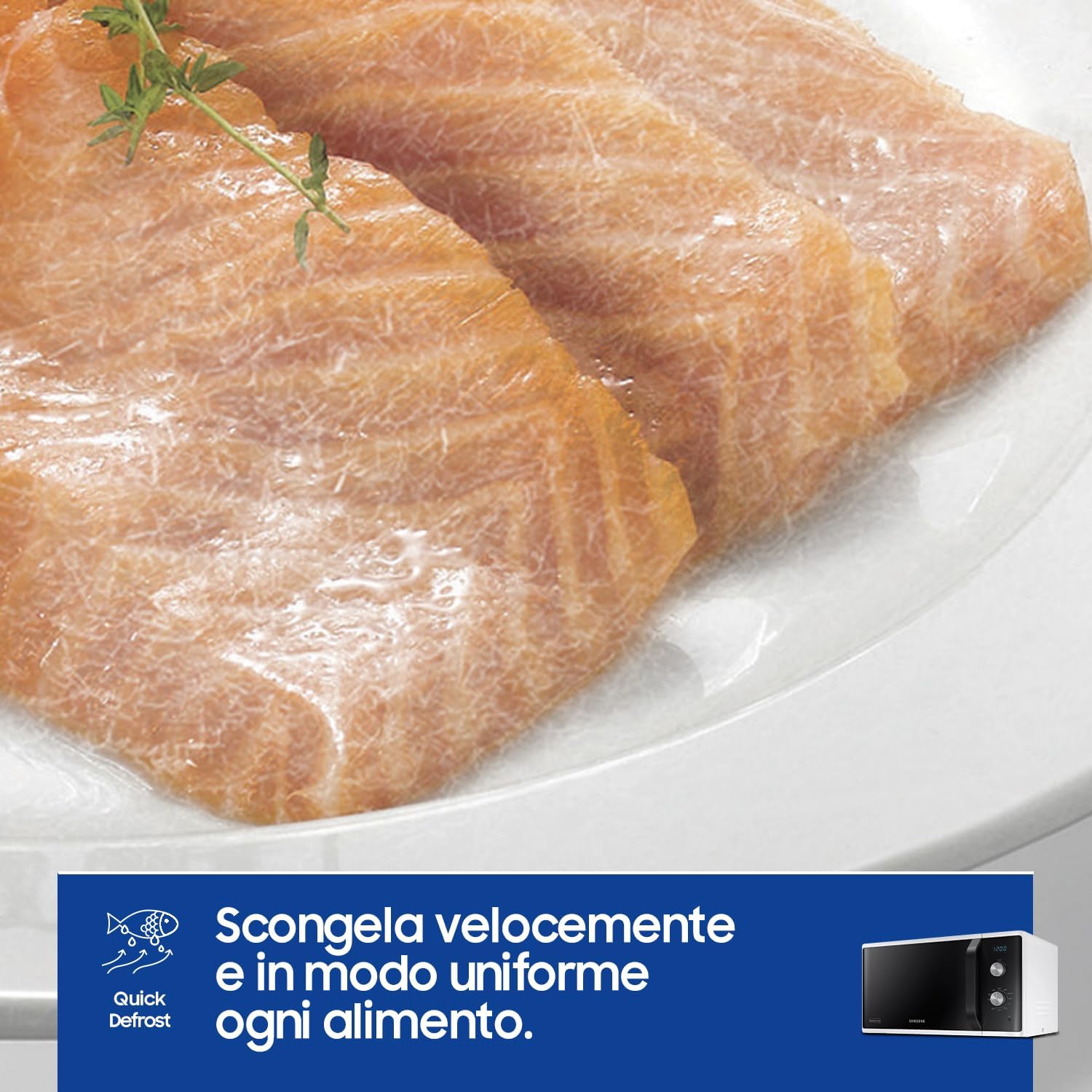 Detalle 2 de Samsung Dual Dial MG23K3614AW/ET forno a microonde grill da libera installazione 23 L bianco