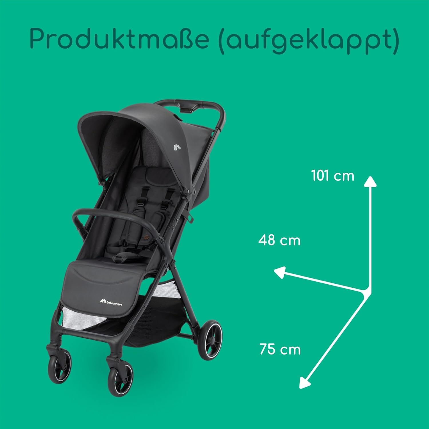Thumbnail 6 de Bebeconfort Azur: Kompakter Reisebuggy 0–3 Jahre mit Liegefunktion und One-Hand Folding