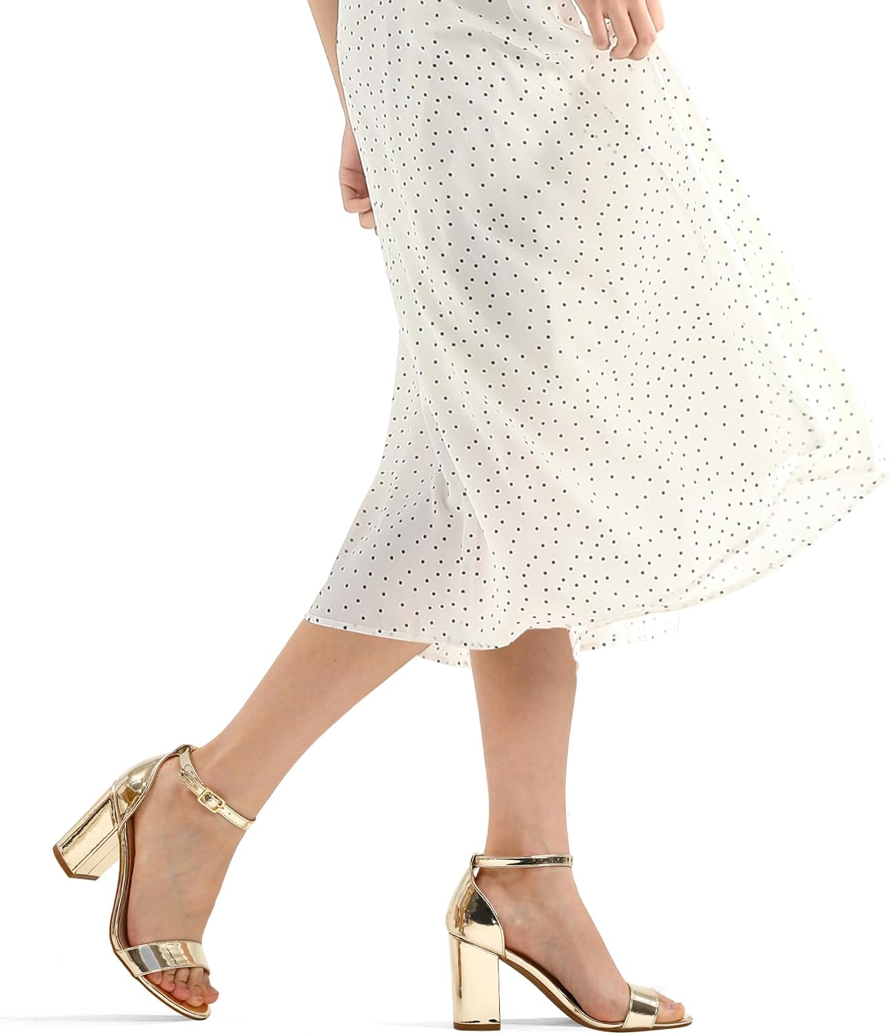 Thumbnail 3 de COASIS Women's Chunky Block Heels Open Toe Sandals