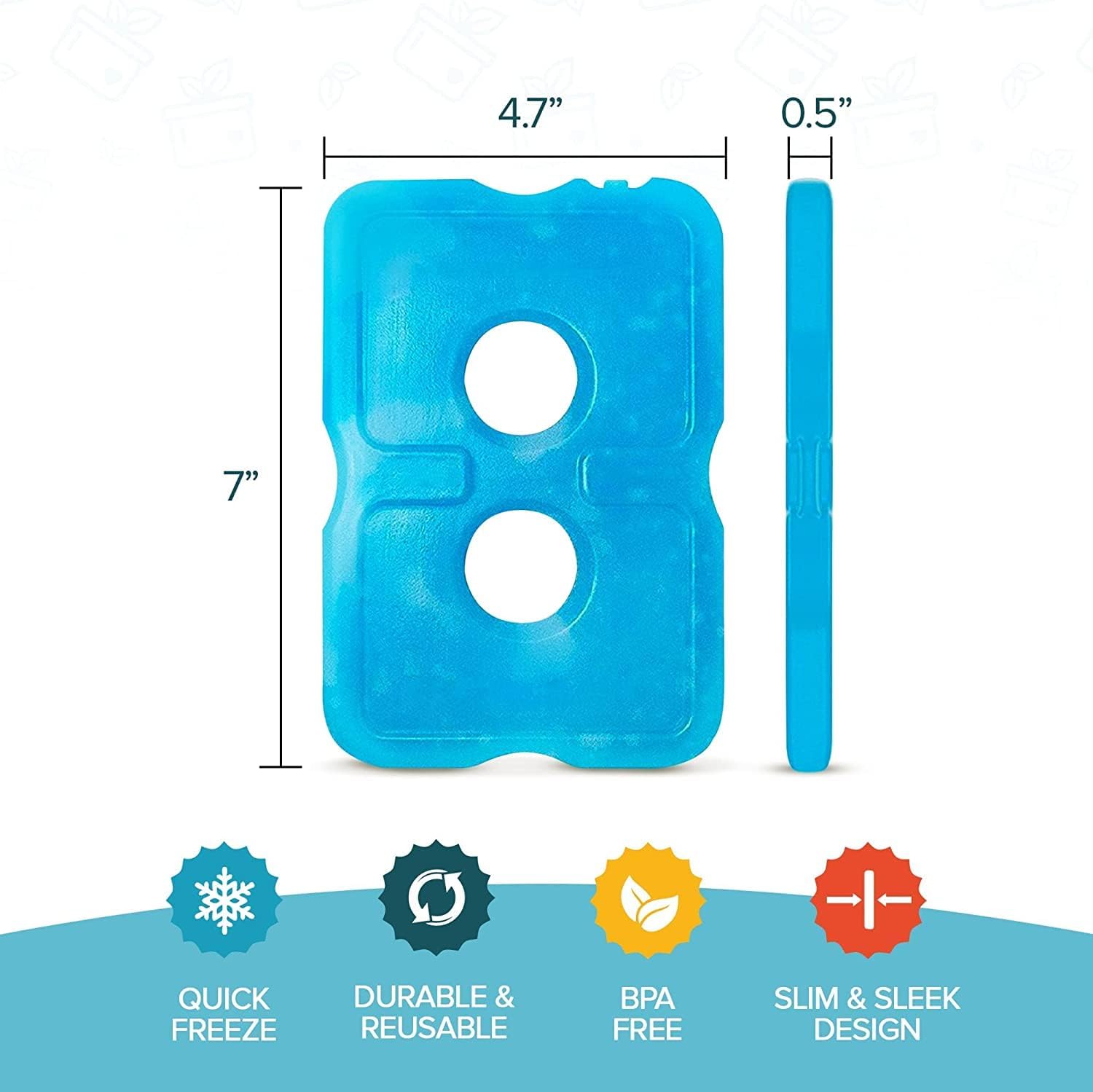 Detalle 2 de Healthy Packers Ice Packs 7 in
