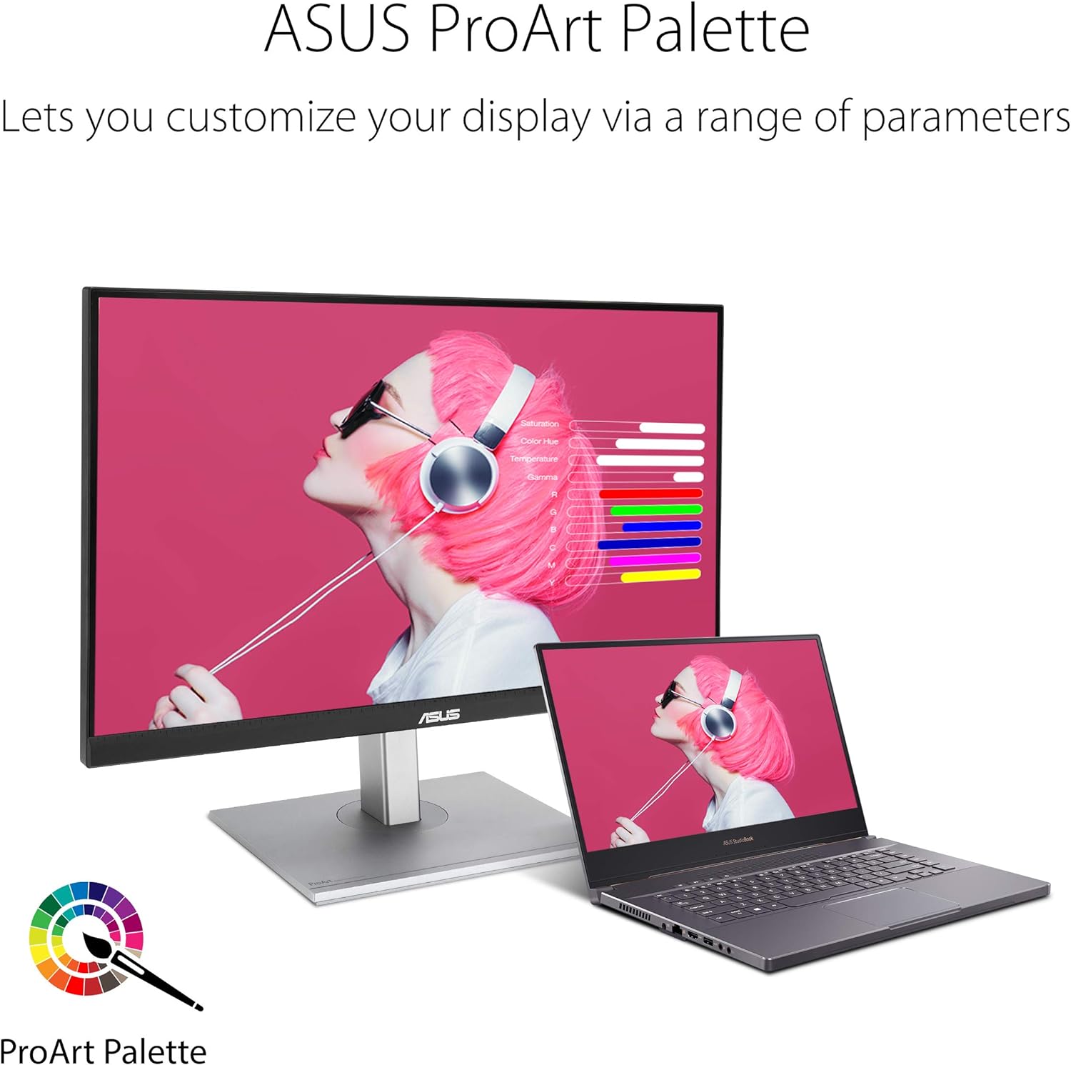 Thumbnail 3 de ASUS ProArt Display PA278CV Professional Monitor – 27-inch