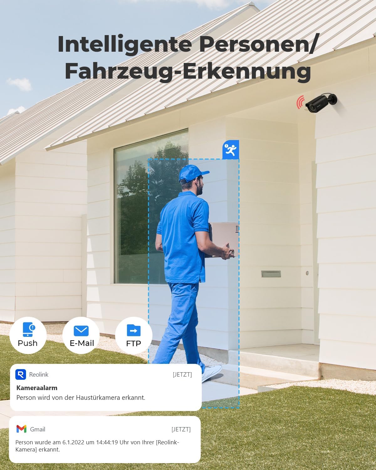 Detalle de Reolink RLC-810A PoE 4K Überwachungskamera