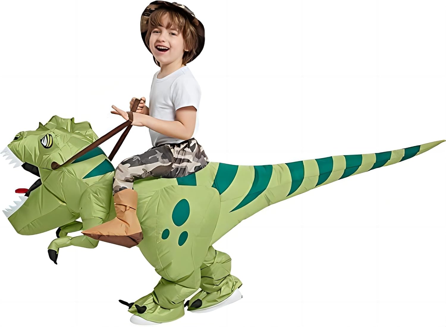 Thumbnail 4 de FXICH Dino Aufblasbares Kostüm für Erwachsene 🎭