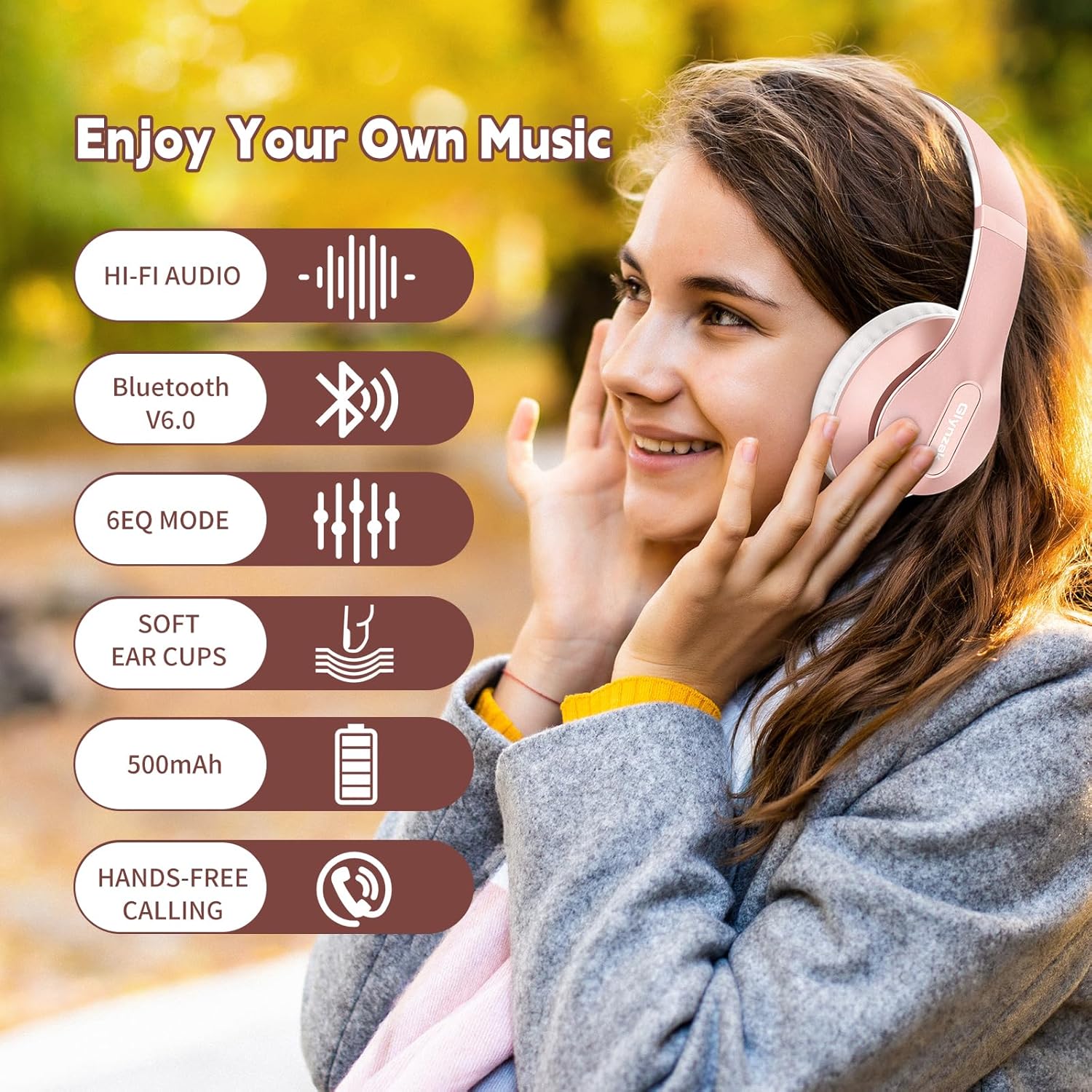 Thumbnail 5 de Glynzak 65H Wireless Bluetooth Headphones