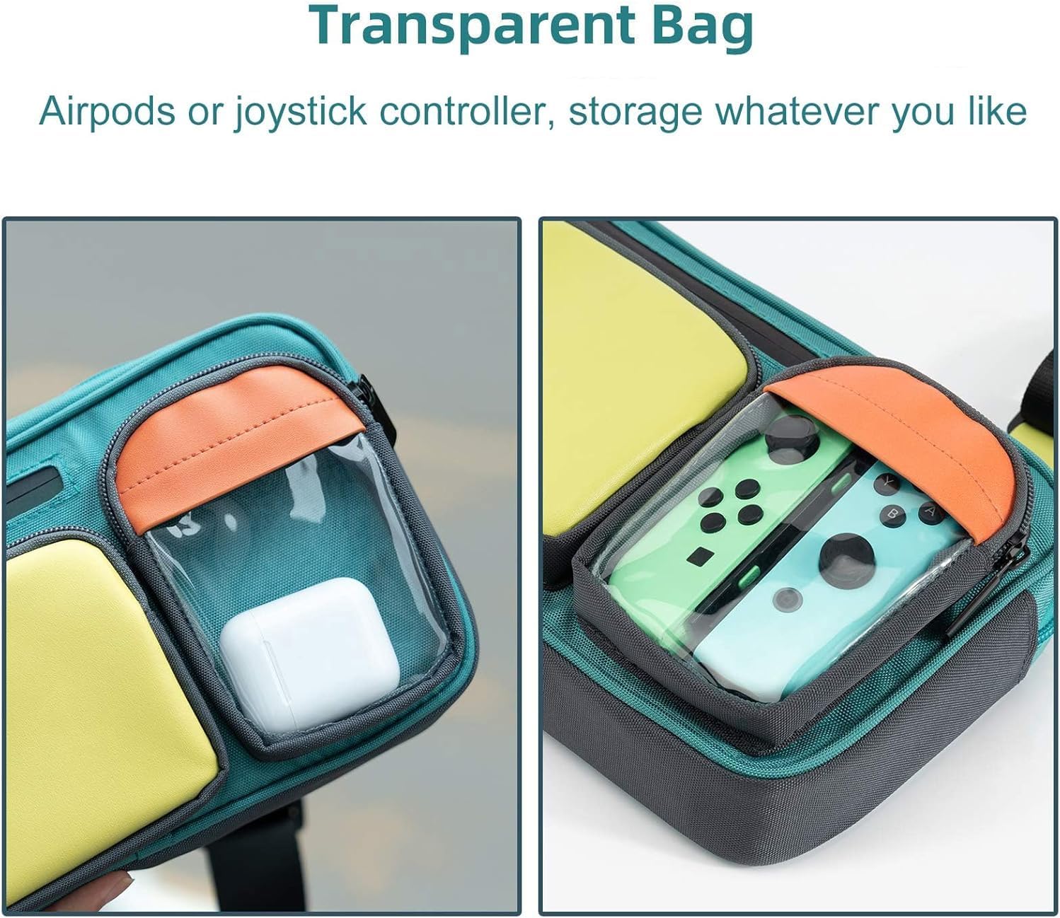 Thumbnail 3 de GeekShare Large Capacity Multifunctional Switch Travel Carrying Case (Laser Messenger Bag) for Nintendo Switch / Switch OLED