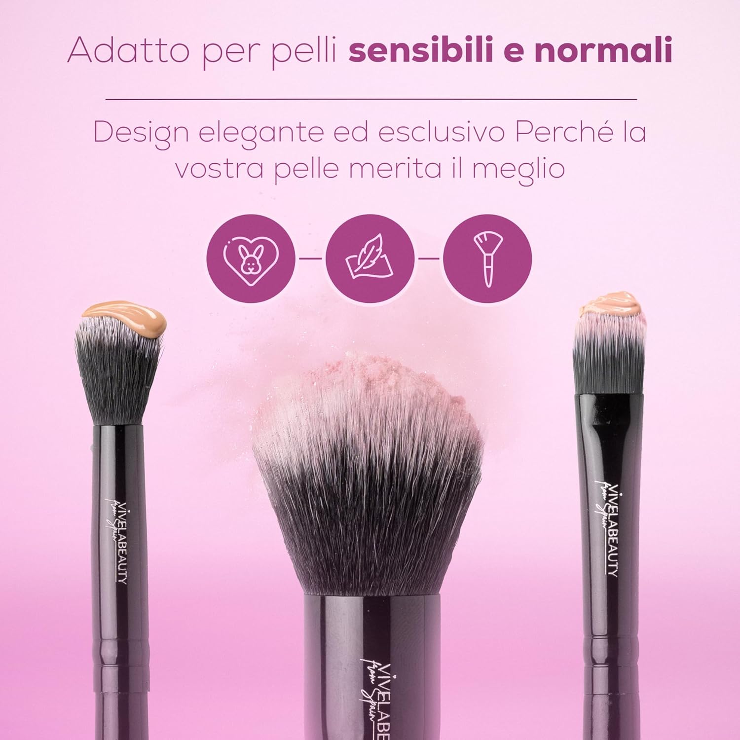 Thumbnail 5 de Set Pennelli Make Up 18 pezzi kit professionale per trucco 🎨