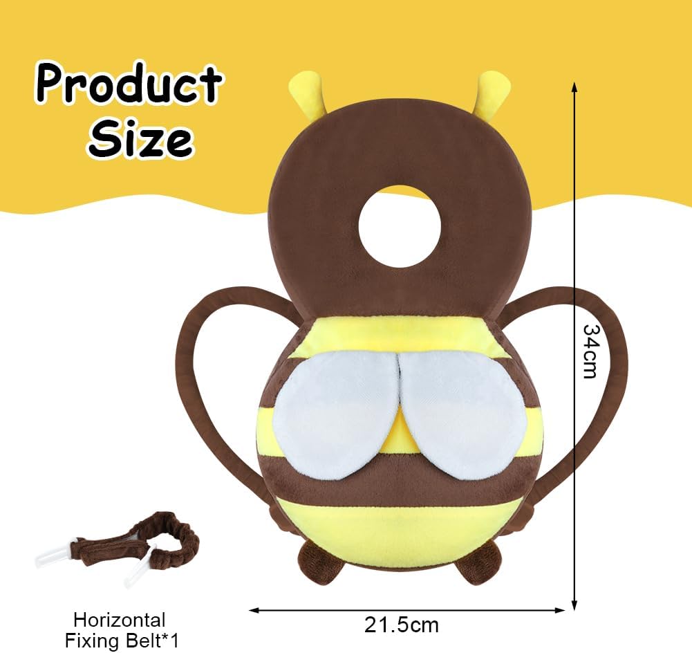 Thumbnail 1 de Vicloon Baby Head Protector with Adjustable Backpack and Knee Pads (Brown Bee)