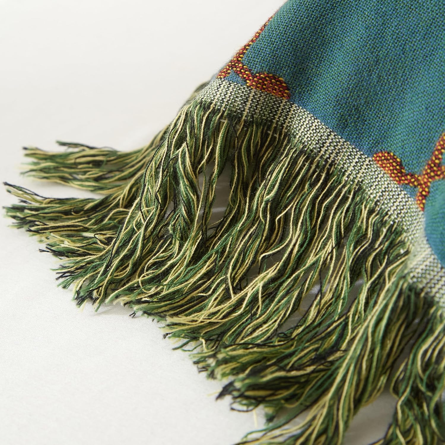 Thumbnail 6 de SE SOFTEXLY Boho Cotton Throw Blanket, 4-Layer Muslin, 60” x 80”