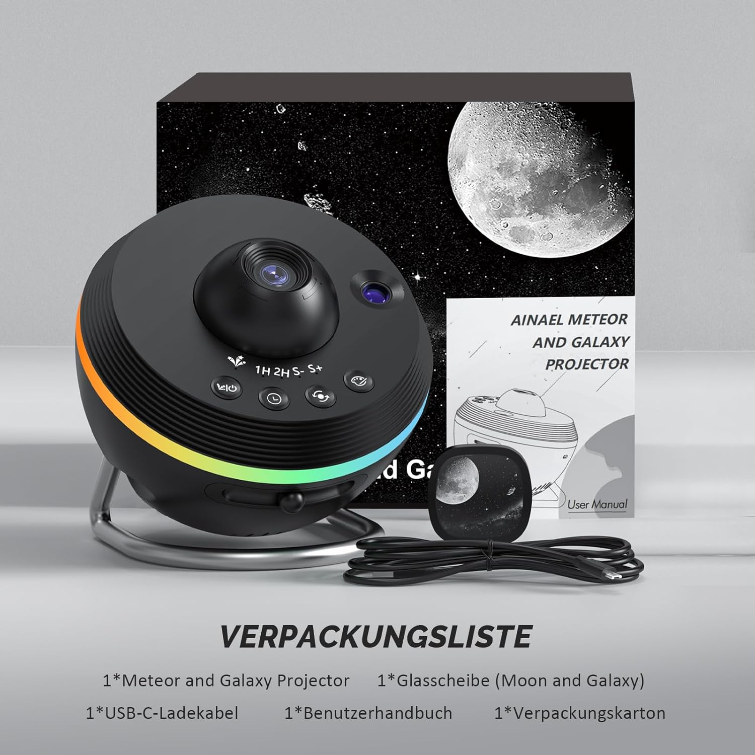 Thumbnail 5 de Ainael Sternenhimmel Projektor — Sternenprojektor für Schlafzimmer 🌌