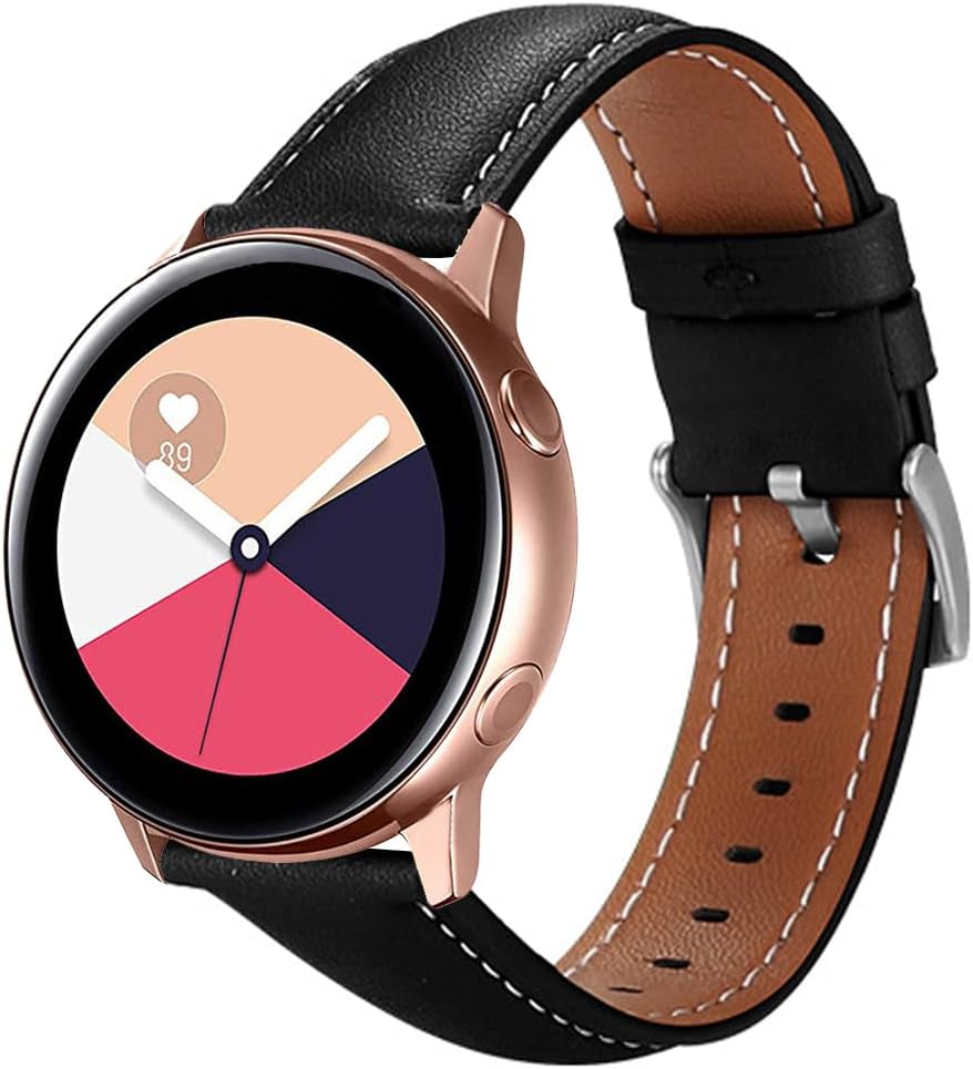 Detalle de BYISYUE leather watch strap 20mm