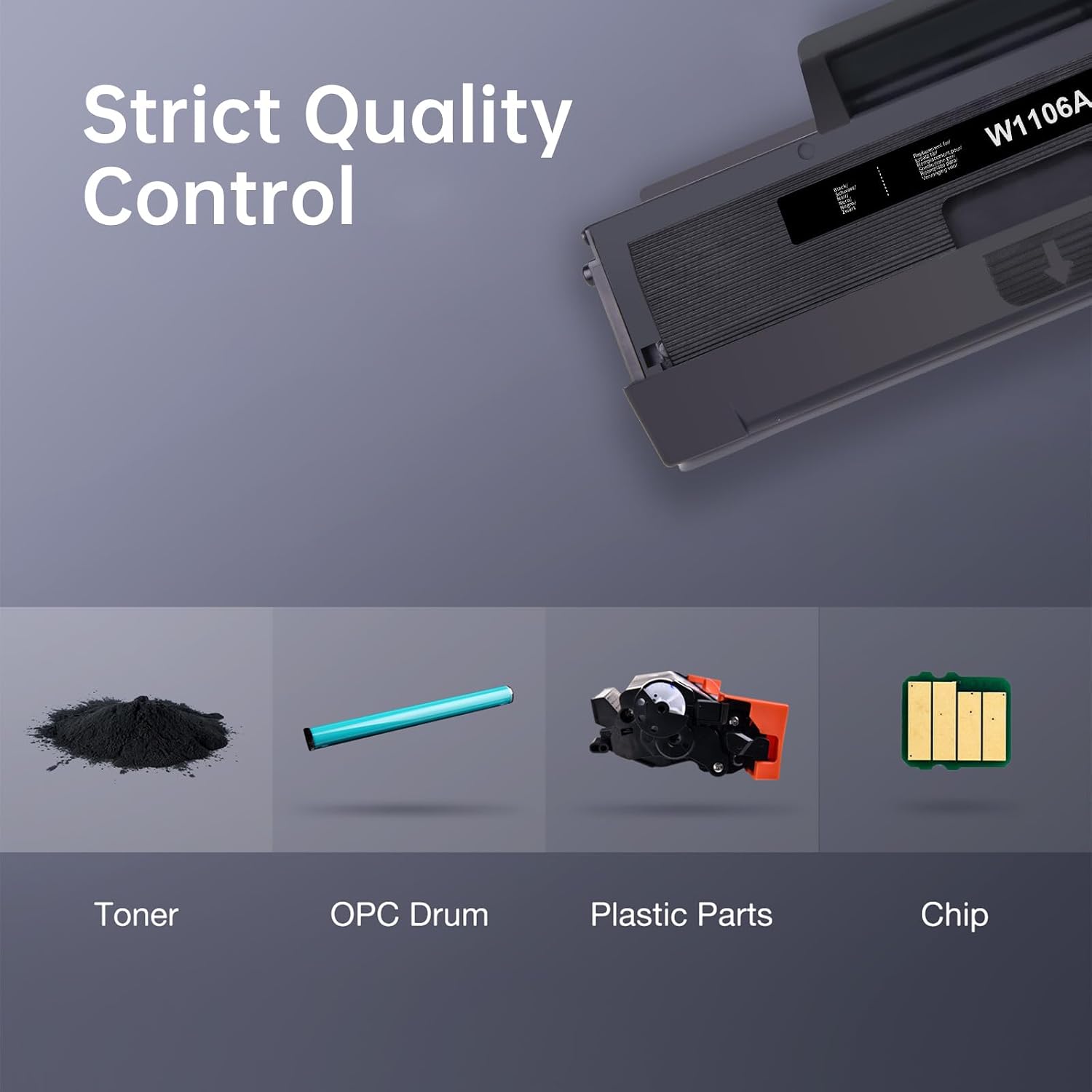 Thumbnail 4 de LEMERO Toner compatible HP 106A (W1106A) pour HP Laser et Laser MFP