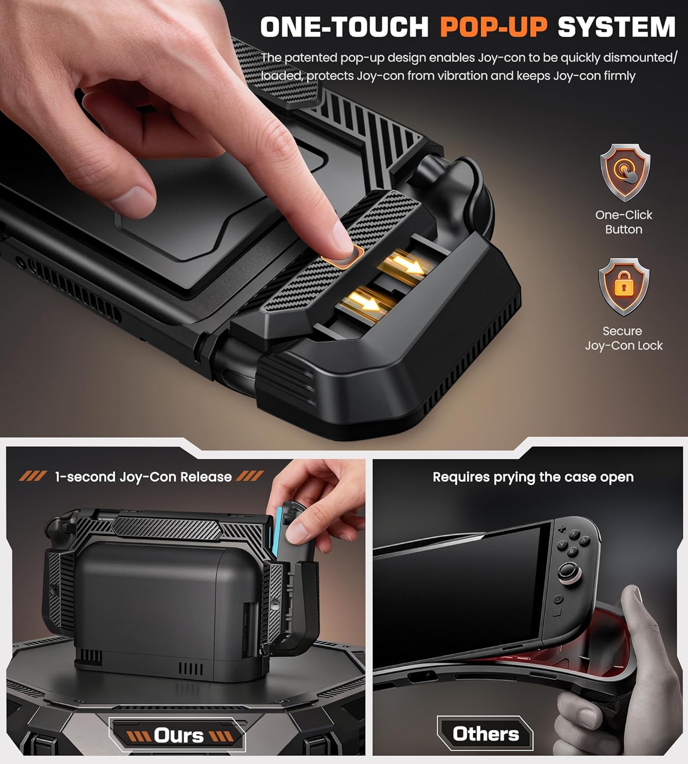 Thumbnail 2 de NinABXY Dockable Case for Nintendo Switch 2 with Exclusive Pop-up Joy-Con Release
