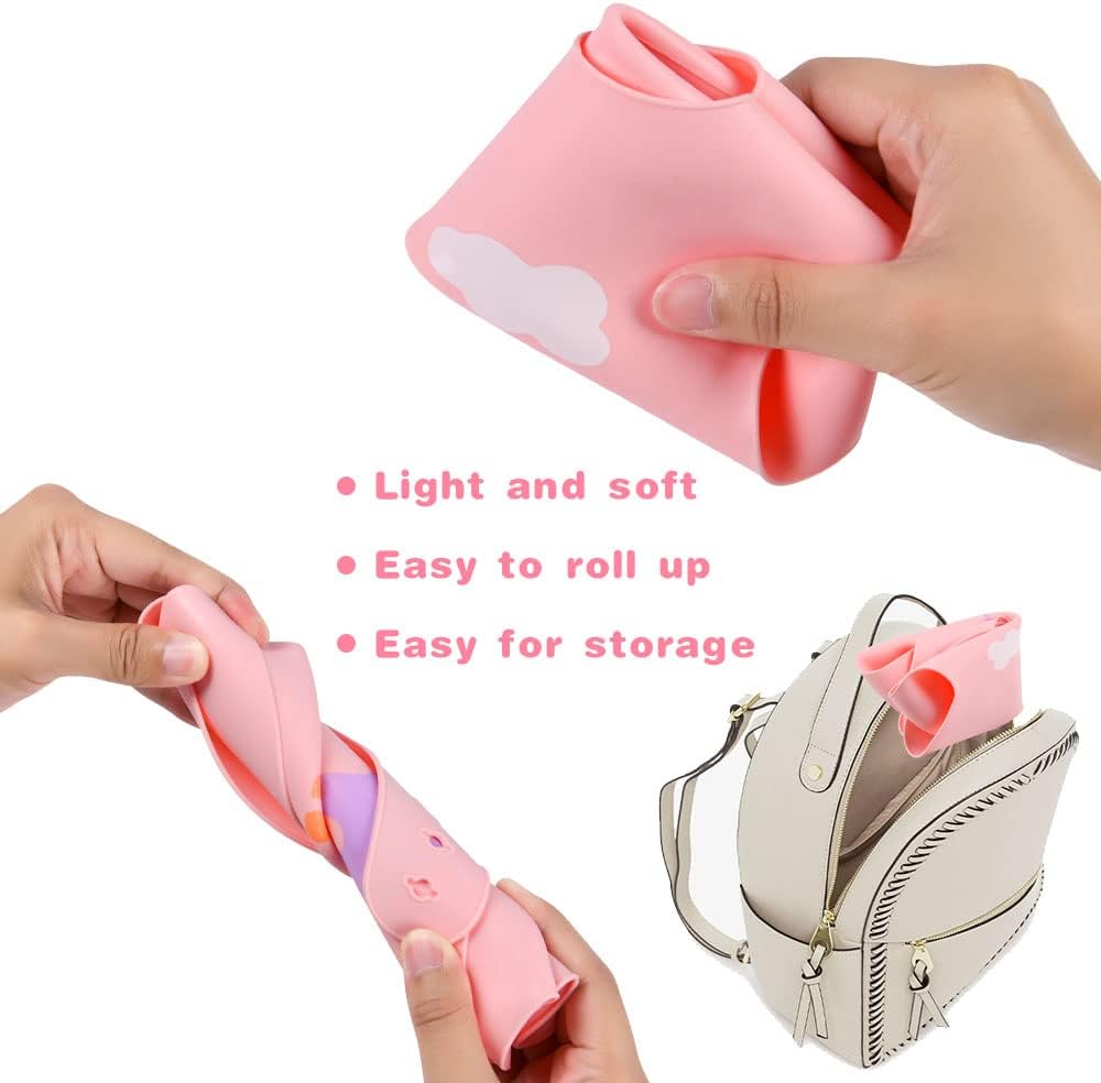 Thumbnail 3 de Vicloon Bavaglini 3D in Silicone – Set da 2, impermeabili, con tasca raccoglipappa