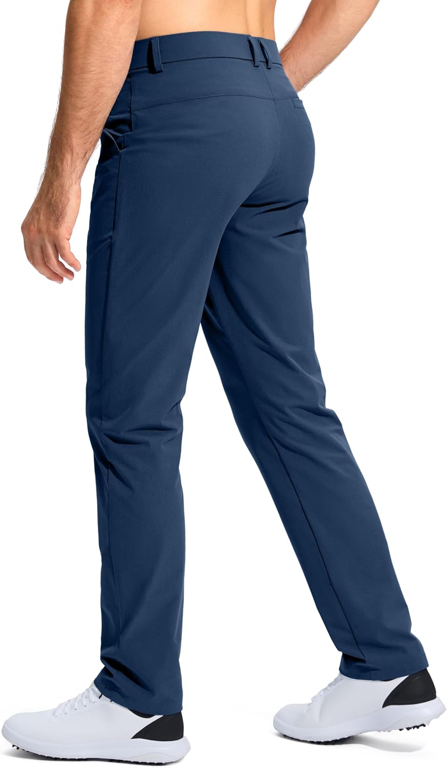 Detalle 2 de Pudolla Men's Golf Pants: Lightweight, Stretchy, Quick-Dry Slacks for Work and Casual Wear